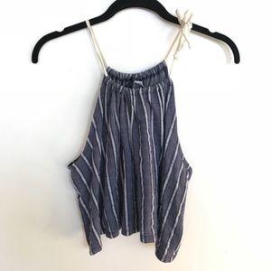 URBAN OUTFITTERS BDG Blue Striped Crop Top